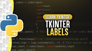 Tkinter Label  Learn Tkinter [upl. by Akiem]