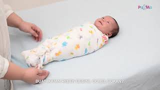 2 Minit Bersama PaampMa Cara Bedung Bayi [upl. by Fanchet]