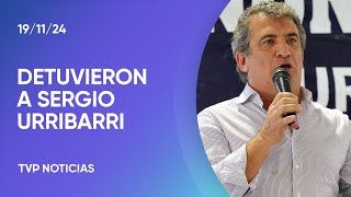 Detuvieron a Sergio Urribarri ex gobernador de Entre Ríos [upl. by Ogait]