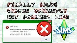 How to Solve TheSims4 Origin client currently not running [upl. by Leod]