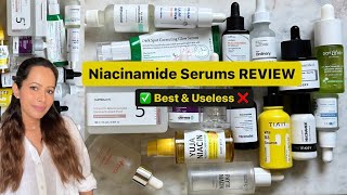 20 Niacinamide Serums HONEST Review  TOP Performing Niacinamide serums [upl. by Kolivas379]