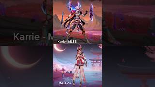 Karrie vs Mai mobile Legends Vs Honor of kings mlbb hok mobilelegends [upl. by Corry]