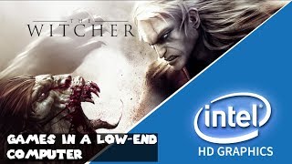 The Witcher Enhanced Edition  Intel Celeron N3050 16 GHz 4GB RAM Games in a low end Computer [upl. by Raimund]