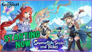 Summerside Scales and Tales Playthrough  Genshin Impact [upl. by Rachelle]