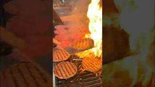 Grilled Beef patty Burger 🔥😋🤩 beef grill burger yummy shorts ytshort yt [upl. by Anivahs]