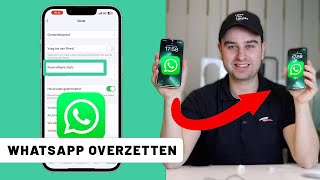 Hoe zet je WhatsApp geschiedenis over naar iPhone [upl. by Groark233]