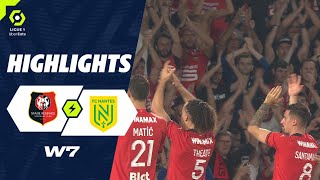 STADE RENNAIS FC  FC NANTES 3  1  Highlights  SRFC  FCN  20232024 [upl. by Yenaled]