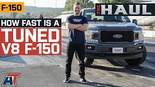 How Fast Is A Tuned Bolt On V8 F150  Coyote Powered F150 Takes on the Strip amp Dyno  The Haul [upl. by Sirref]