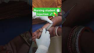 subcutaneousintradermal injection💉 nursing student🥼neet bscnursing subcutaneous injection [upl. by Eric809]