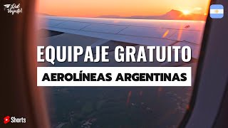 Política de equipaje Aerolíneas Argentinas  Shorts [upl. by Akinat528]