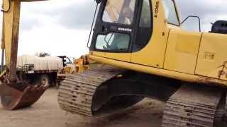 Komatsu PC200 Excavator review and walk around [upl. by Anemix]