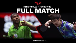 FULL MATCH  Quadri ARUNA vs Tomokazu HARIMOTO  MS R16  SingaporeSmash 2023 [upl. by Tsirc]