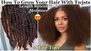 How To Grow Your Hair With Twists From Wash Day To Styling  Lots Of Tips For Heathy Hair amp Scalp [upl. by Calendra590]