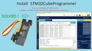 92 Program STM32 using STM32 Cube Programmer formally STLINK utility [upl. by Enilehcim]