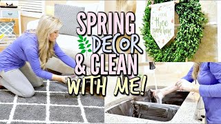 🌿🌸 SPRING DECORATE amp AFTER DARK CLEAN WITH ME  EASTER HOUSE TOUR  SHOP WITH ME [upl. by Acirtal982]