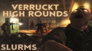 CALL OF DUTY ZOMBIES VERRUCKT HIGH ROUND ATTEMPTS [upl. by Ynnub]