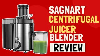 Sagnart Centrifugal Juicer Machine Review [upl. by Steady]