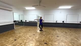 RAD Grade 3 Ballet Glissades Sissonnes and Assembles left side [upl. by Norrab]