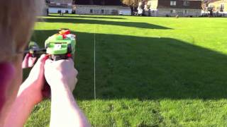 Nerf Vortex Proton  Range Test Stock [upl. by Nnaharas]