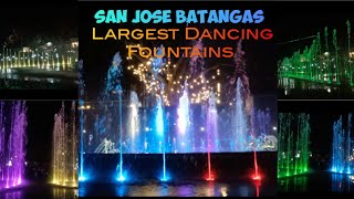 One of the Largest Dancing Floor Fountains in the Philippines San Jose Batangas [upl. by Urbannal]