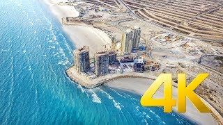 Crescent Bay Emaar Aerial View  Karachi  4K Ultra HD  Karachi Street View [upl. by Yung]