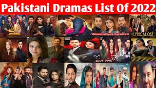 Pakistani Dramas List Of 2022 Pakistani Dramas Of 2022 Five Drama [upl. by Cindy11]