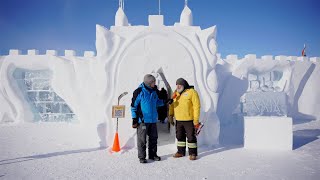 Yellowknife Snowcastle 2024 Grand Tour [upl. by Hael]