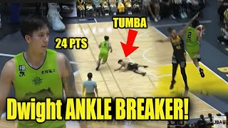 Dwight Ramos ANKLE BREAKER NAWALAN ng BALANSE ang kalaban NAGPAULAN ng TRES [upl. by Sweeney]