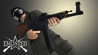 The Sturmgewehr  Enlisted STG 44 Review  Gameplay [upl. by Esiuole]