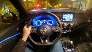 New NISSAN Juke 2023  NIGHT POV test drive amp REVIEW Hybrid [upl. by Ainoval]