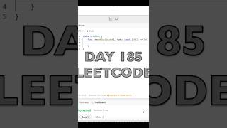 Day 185 LeetCode Problem 80  Swift daily challenge swiftui coding FAANG [upl. by Weiner]