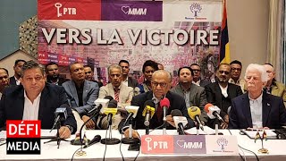 Suivez la conférence de presse de lalliance PTrMMMND [upl. by Akinohs]