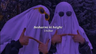 Besharmi Ki Height  Full Song Benny dayal amp Shalmali Kholgade [upl. by Etteniotna]