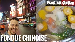 Je mange une FONDUE CHINOISE en THAILANDE  VLOG 529 [upl. by Phia]