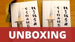 UNBOXING  Książka Finansowy ninja  egzemplarze sygnalne [upl. by Meryl558]