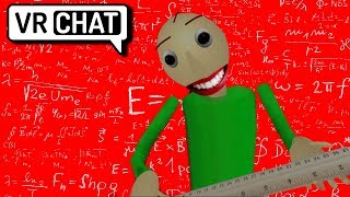 VRchat Baldi Gets Angrier For Everything You Get Wrong [upl. by Lana]