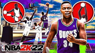 This “SHARPSHOOTERquot BUILD with CONTACT DUNKS is GAMEBREAKING in NBA 2K22 [upl. by Ttezzil970]