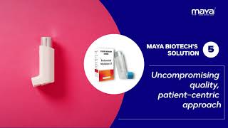 Inhale QUALITY Exhale your PROBLEMS  Budesonide Inhaler  MAYA BIOTECH [upl. by Claudius779]