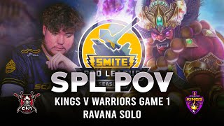 I brought out DEATHS TOLL RAVANA in SPL this is what happened  Warriors vs Kings Game 1 POV [upl. by Bowne]