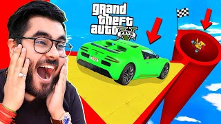 😂 GTA 5 IMPOSSIBLE PARKOUR with FRIENDS 😂  Hitesh KS [upl. by Enileuqcaj]