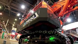 HITACHI EX5600 Front Shovel at Minexpo 2024 [upl. by Jonny]