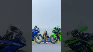 Mere Dono Bikes Ko Ride Pe Jana Hai ❣️  ZX10R amp R15  Panna Rider  shorts ktm tiktok [upl. by Thomas]