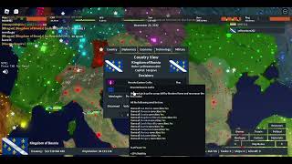 Forming Ostrogothic Kingdom and Balkan Federation Roblox rise of nations [upl. by Farrish]