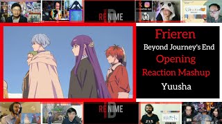 Frieren Beyond Journeys End Opening YuushaReaction Mashup [upl. by Drahsar]