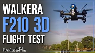 DroningON  Walkera F210 3D Setup and Test Flight Part 2 [upl. by Einnok]