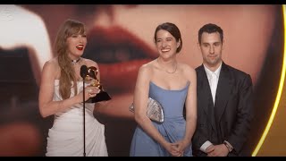 TAYLOR SWIFT Wins Album Of The Year For MIDNIGHTS  2024 GRAMMYs Acceptance Speech [upl. by Flin]