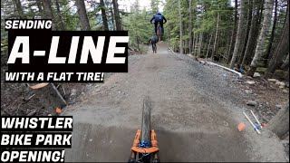 The SMOOTHEST ALine Will EVER BE Whistler Bike Park Opening week [upl. by Lesak]