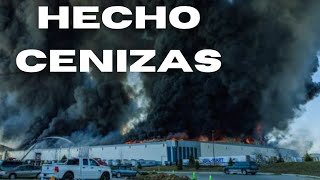 Walmart en Guadalajara se incendia hecho cenizas hasta los cimientos INTENCIONADO O ACCIDENTE [upl. by Kliber]