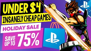 14 FANTASTIC PSN Game Deals UNDER 4 PSN HOLIDAY SALE 2023 CRAZY CHEAP PS4PS5 Games to Buy [upl. by Locke]