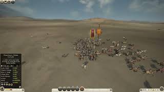 Total War Rome 2 Hellenic Desert Cataphracts vs Sarmatian Royal Lancers [upl. by Annahsal737]